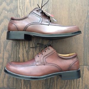 Chaps Genuine Leather Oxford Dress Shoe Mens 9